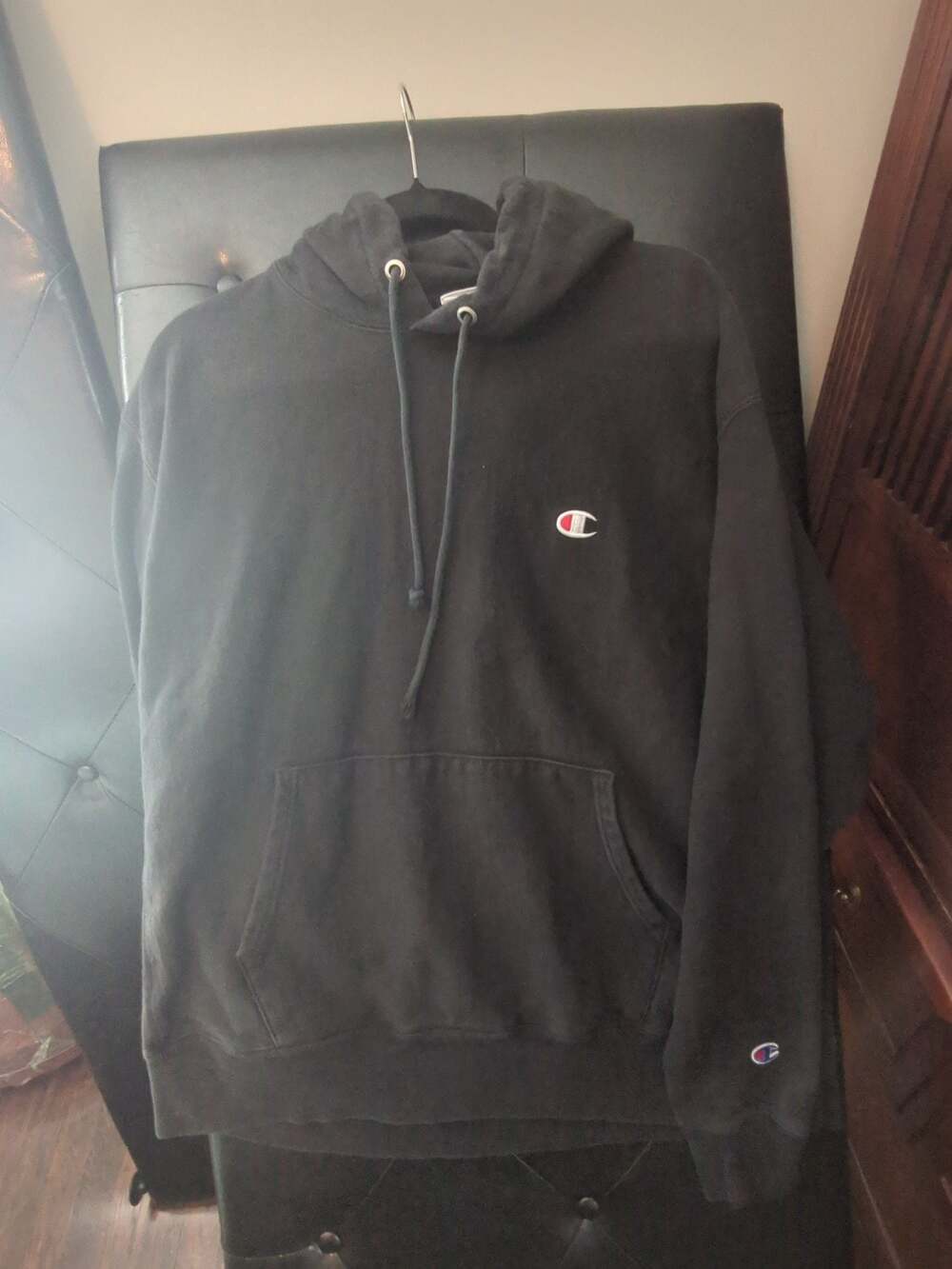 Champion Reverse Weave New Skies Hoodie Black X-Large